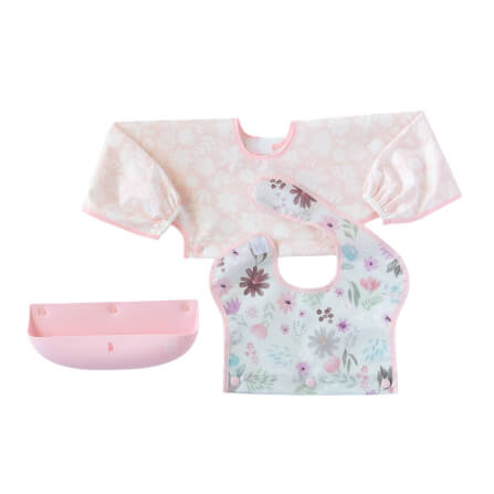 เสื้อกันเปื้อน กันน้ำ Bumkins Swap Pocket Bib  Unicorns + Rainbows	 		_4